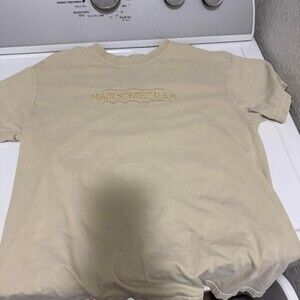 Main Street Usa Cream Tee 2 Cff